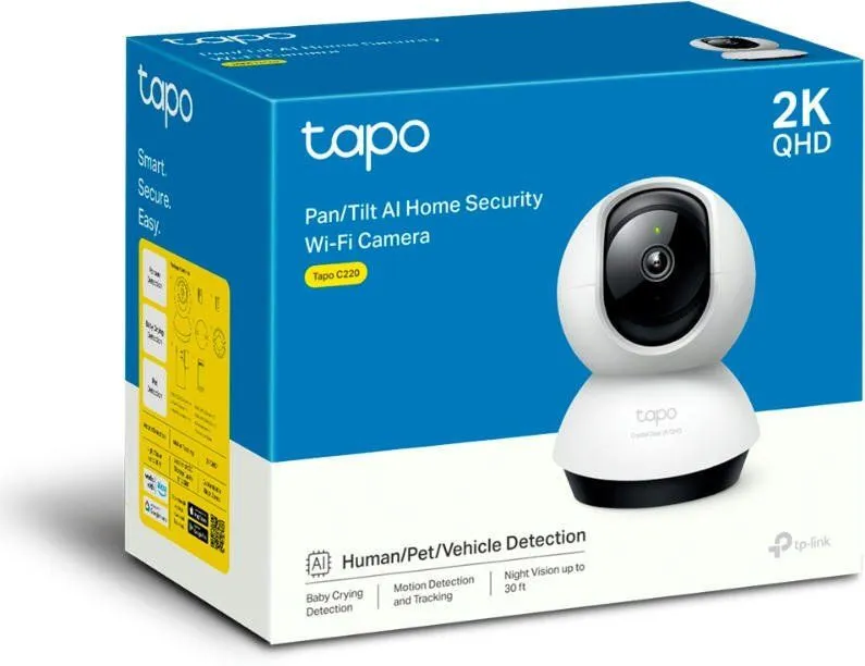 IP-камера відеоспостереження TP-Link Tapo C220 White