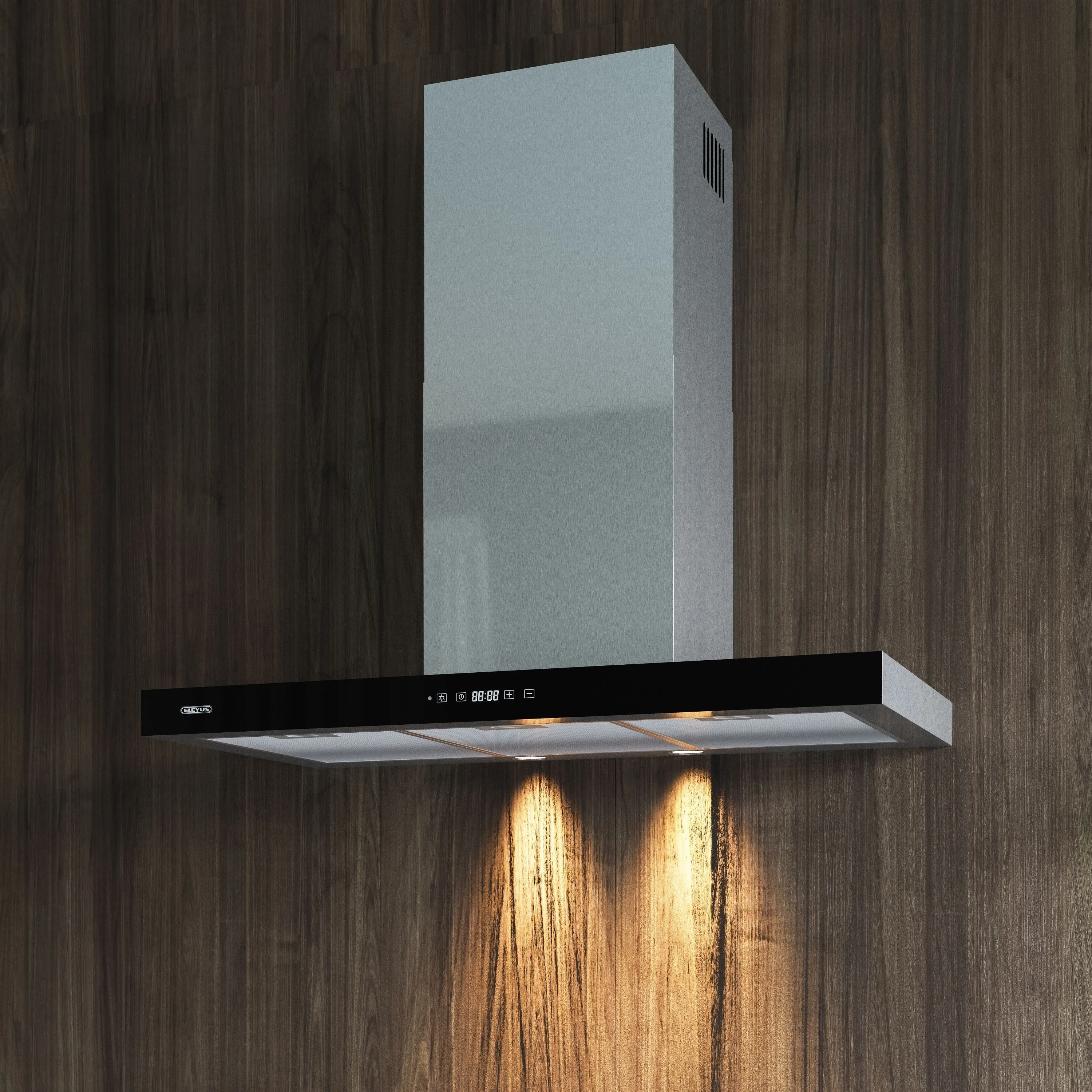 Витяжка Eleyus ONIX 1200 LED 90 IS+BL