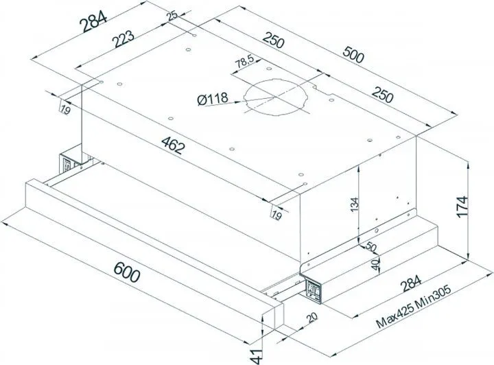Витяжка HANSA OTS6226IH