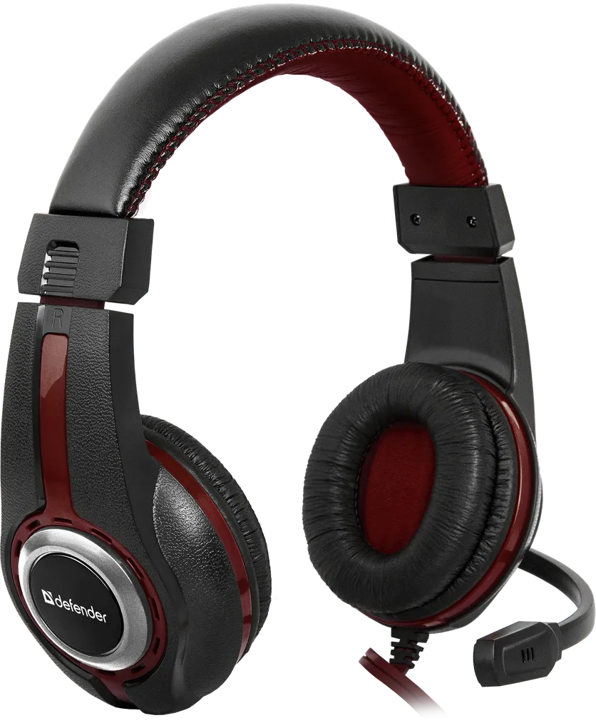 Гарнітура Defender Warhead G-185 Black+Red (64106)