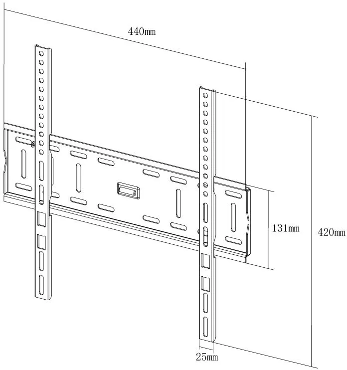 Кронштейн настенный X-Digital STEEL SF305 Black