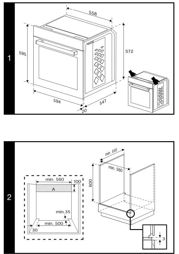 Духова шафа електрична Beko BBIM13300XD