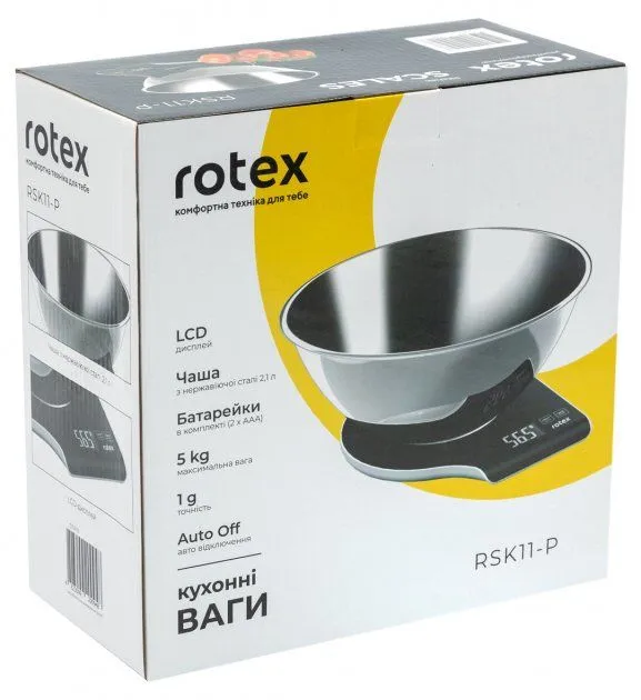 Ваги кухонні ROTEX RSK11-P
