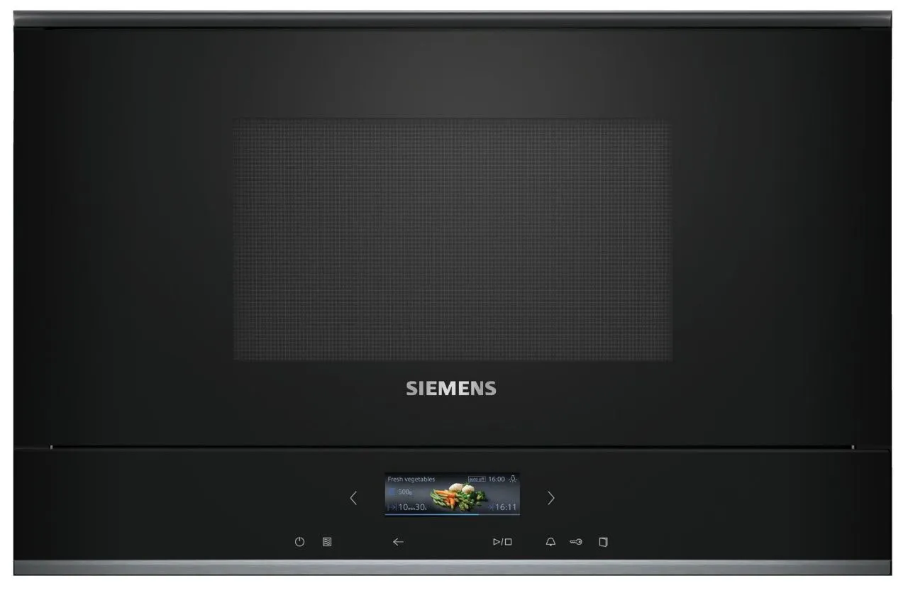 Вбудована мікрохвильова піч Siemens iQ700 BE732R1B1