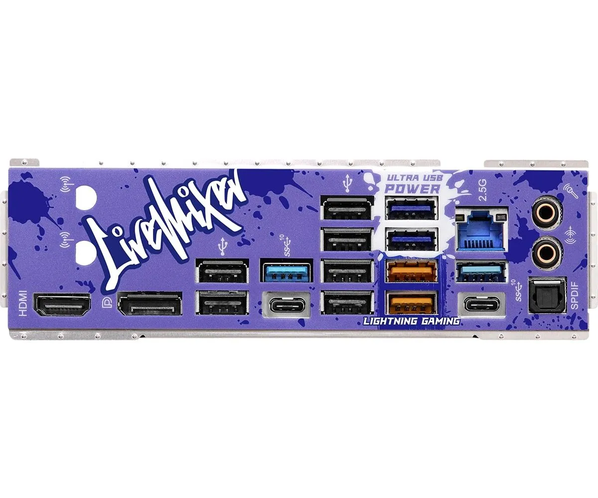 ASRock Материнська плата Z790 LIVEMIXER s1700 Z790 4xDDR5 M.2 HDMI DP ATX