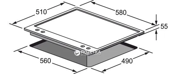 Варильна поверхня газова KAISER KCG 6380 W Turbo