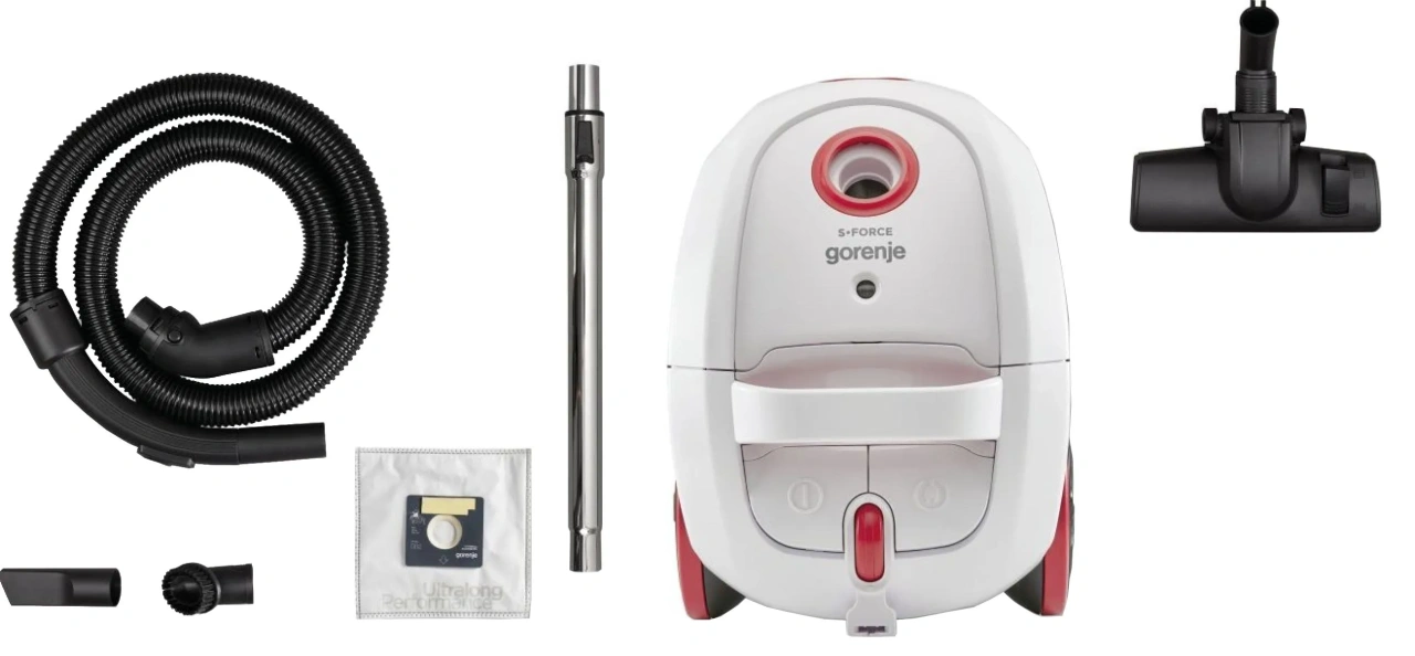 Пилосос Gorenje VCE21SFWR мішковий