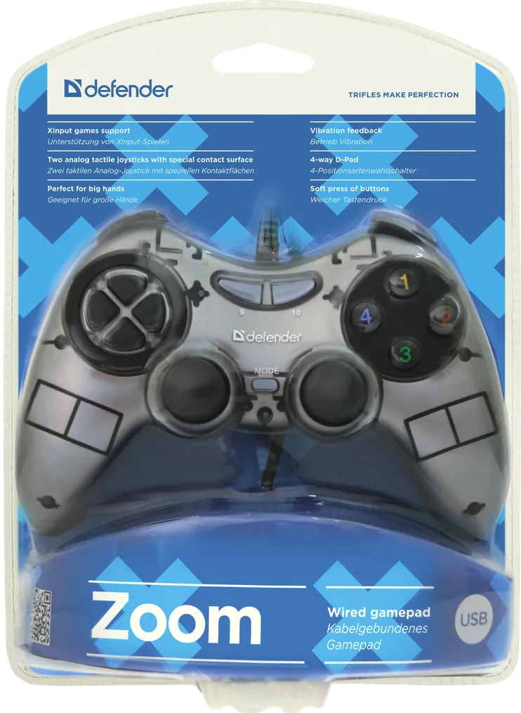 Геймпад Defender Zoom USB (64244)