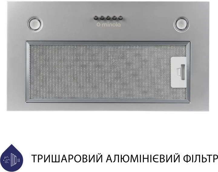 Витяжка Minola HBI 5327 GR 800 LED