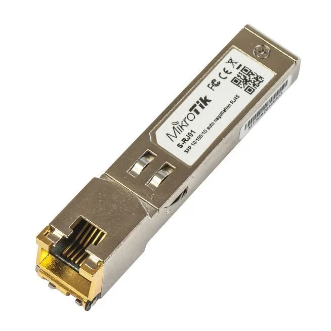 MikroTiK SFP-трансивер S-RJ01 MikroTiK SFP-трансивер S-RJ01