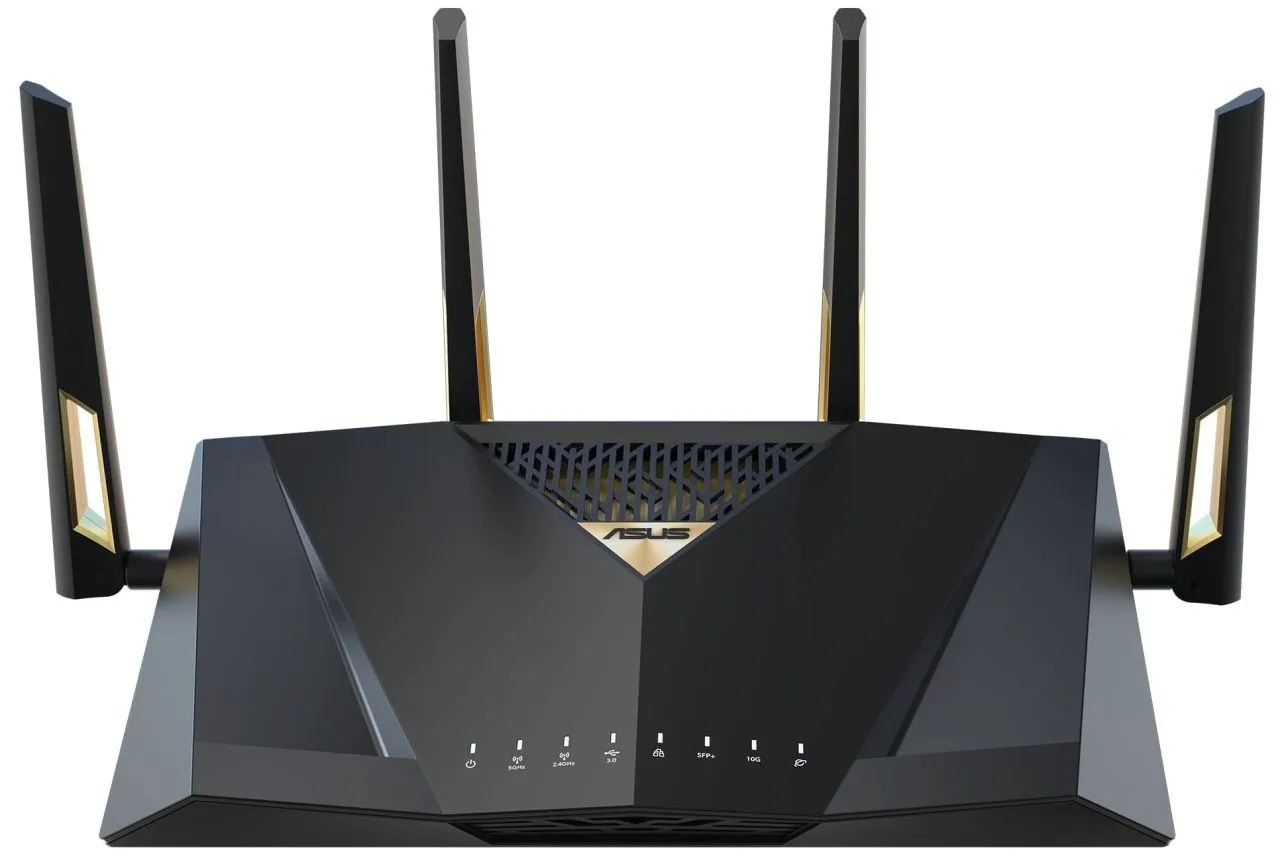 ASUS Маршрутизатор RT-BE88U BE7200 4xGE LAN, 3x2.5GE WAN, 1x2.5GE WAN/LAN. 1x10GE WAN/LAN, 1xSFP+, 1xUSB3.2, MESH