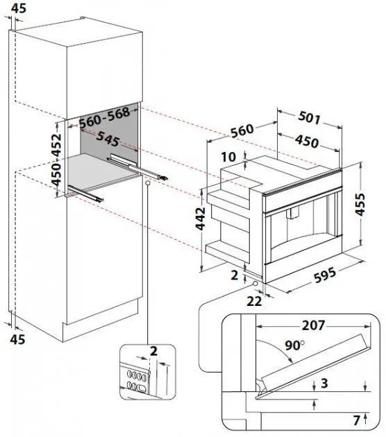 Кавомашина вбудована WHIRLPOOL W11 CM145