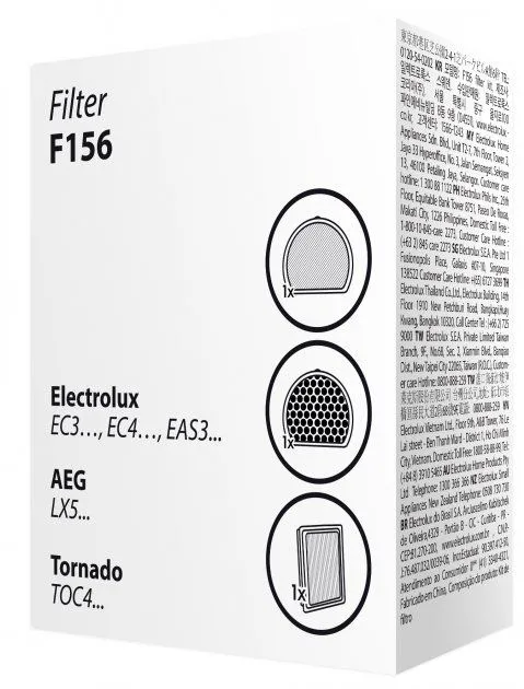 Набір фільтрів для пилососа ELECTROLUX F156