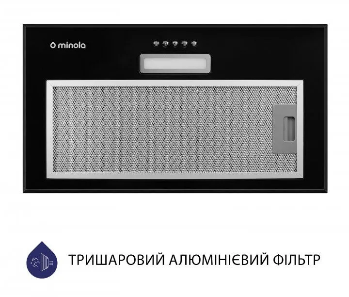 Витяжка Minola HBI 5614 BL 1000 LED
