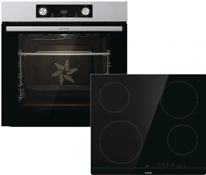 Духова шафа електрична Gorenje BO6737E02X + Варильна поверхня електрична Gorenje ECT41SC (комплект)