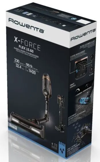 Акумуляторний пилосос Rowenta X-Force Flex 15.60 AQUA RH99G1WO