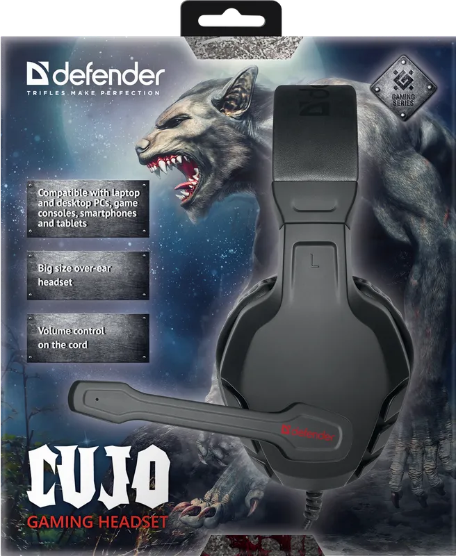 Гарнітура Defender Сujo Black-Red (64505)