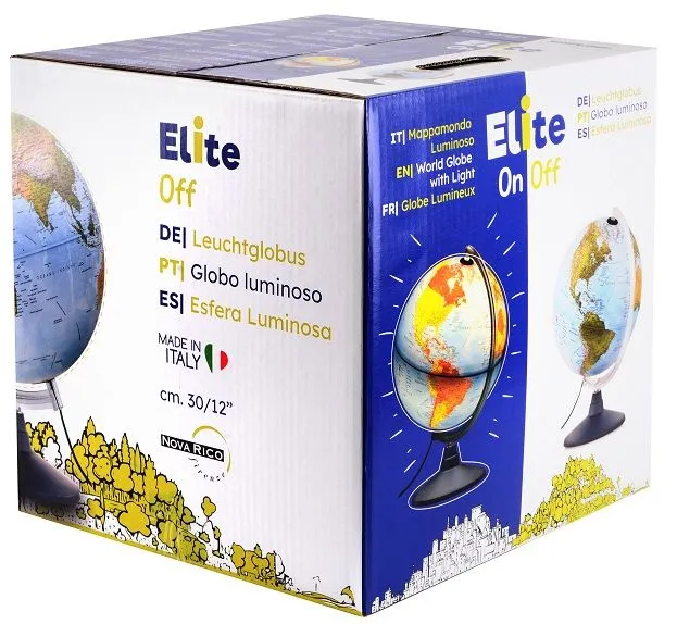 Глобус Tecnodidattica ELITE 30 см з підсвіткою (українська мова)