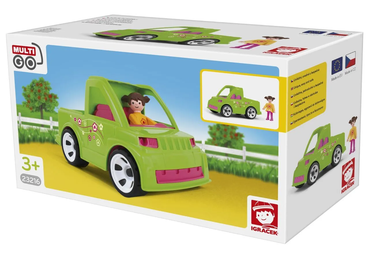 Іграшкова машинка Efko MULTIGO CAR WITH GARDENER (23216)