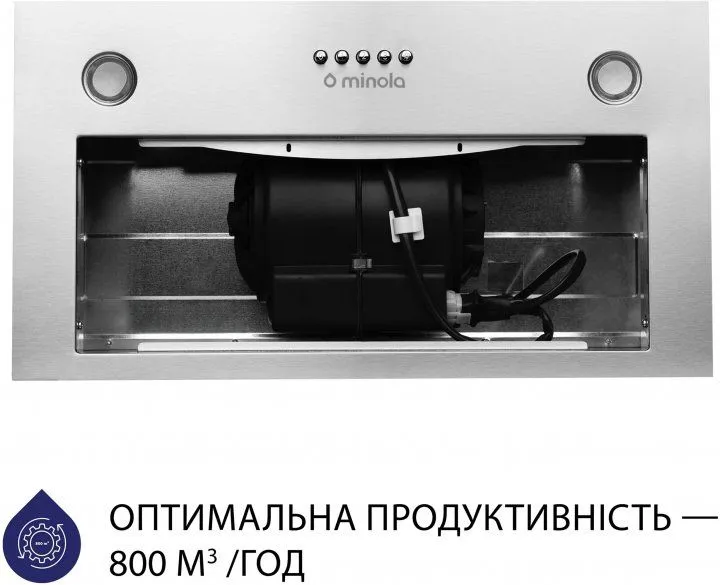 Витяжка Minola HBI 5327 I 800 LED
