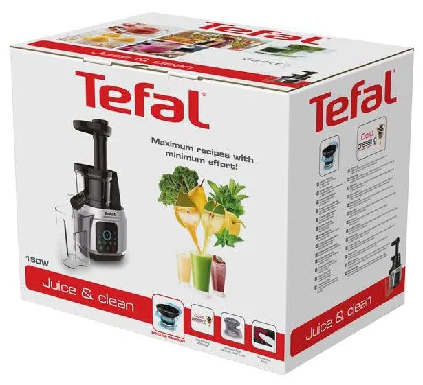 Соковижималка шнекова TEFAL JUICE&CLEAN ZC420E38