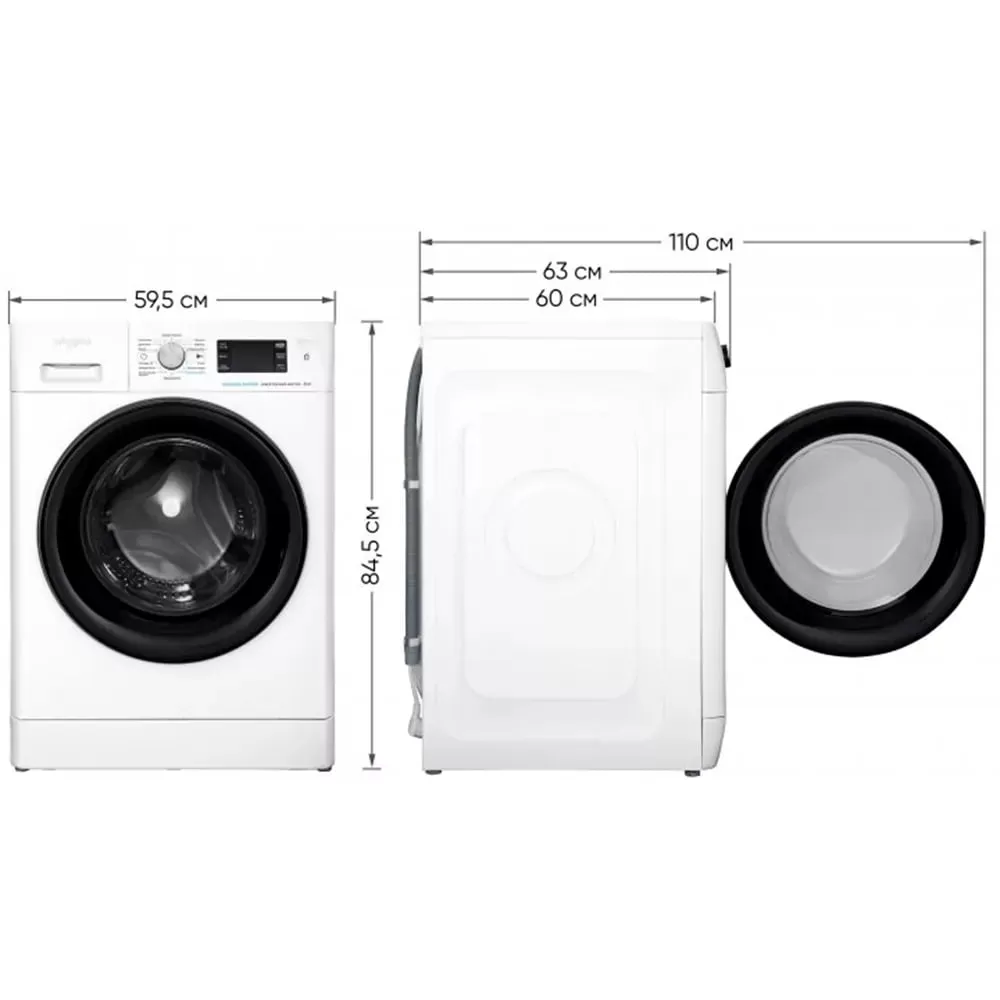 Whirlpool Пральна машина Whirlpool фронтальна FFB8248BVUA