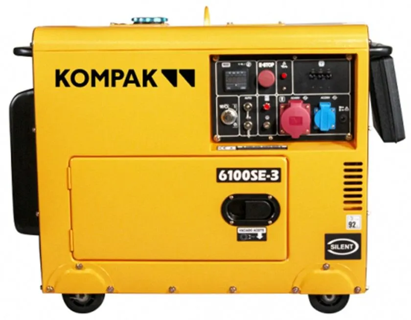 Генератор дизельний Kompak K6100SE 5000/5500 W
