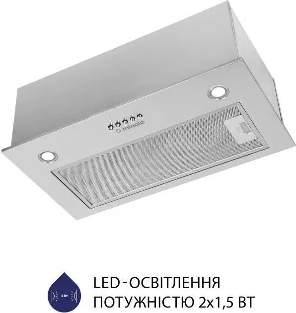 Витяжка Minola HBI 5327 I 800 LED