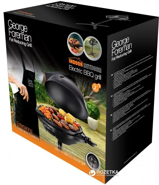 Гриль GEORGE FOREMAN Indoor Outdoor Grill 22460-56