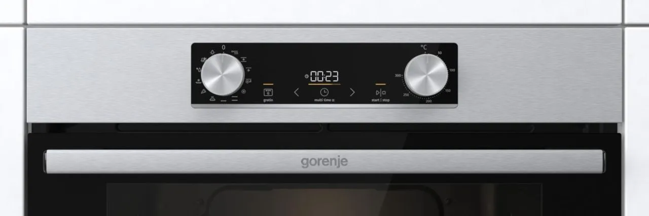 Gorenje Комплект (духовка електрична BO6737E02XK + варильна поверхня газова G642ABX), нерж.