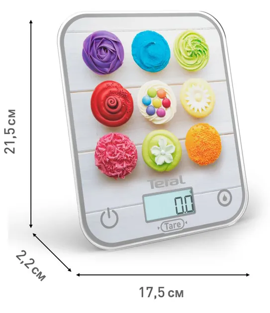 Ваги кухонні Tefal BC50D4V0 Optiss Cake Pops