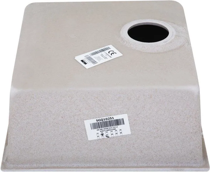 Кухонна мийка граніт ELLECI Q 102 Under Top Avena 51