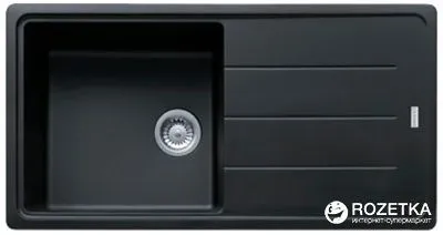 Кухонна мийка граніт FRANKE BASIS BFG 611-97 (114.0363.933) онікс