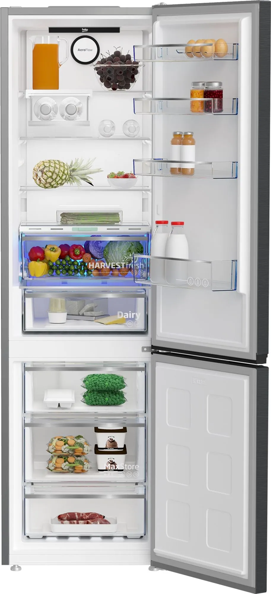 Двокамерний холодильник BEKO B5RCNA405ZXBR