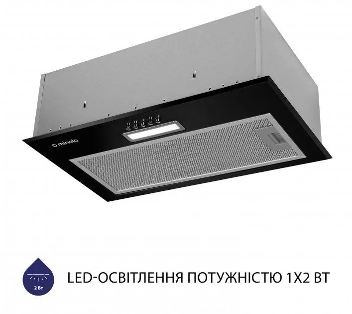 Витяжка Minola HBI 5614 BL 1000 LED