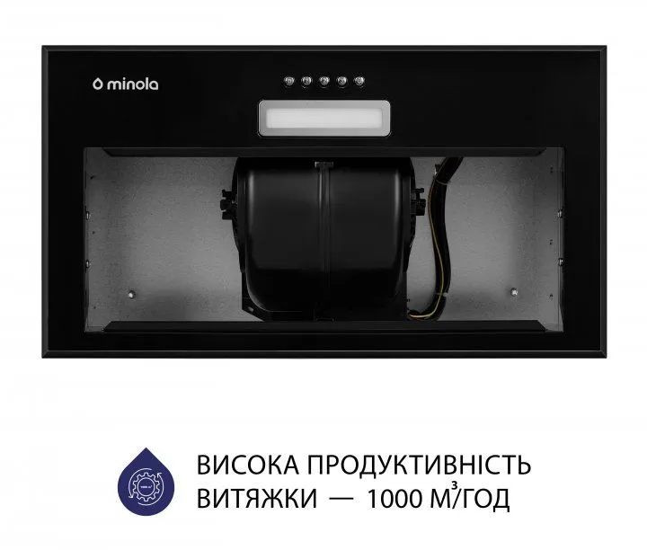 Витяжка Minola HBI 5614 BL 1000 LED