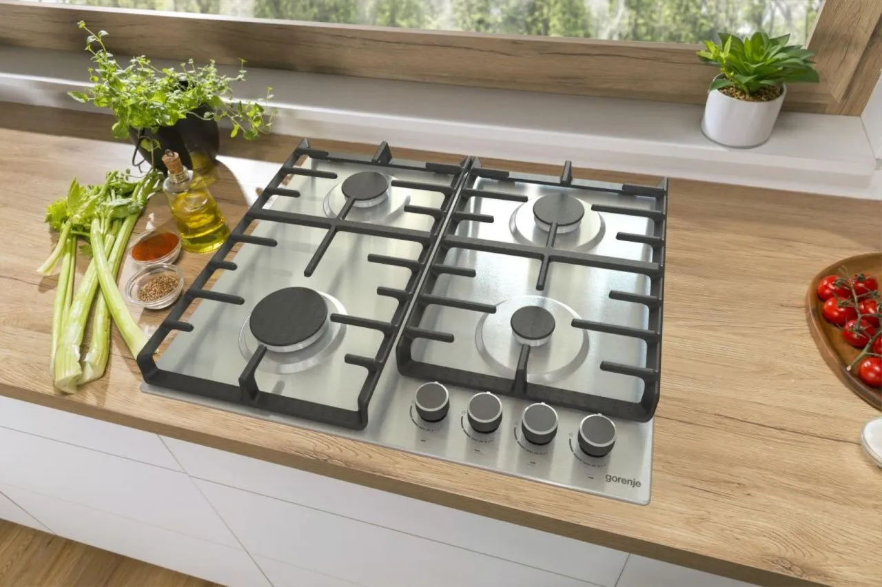 Gorenje Комплект (духовка електрична BO6737E02XK + варильна поверхня газова G642ABX), нерж.