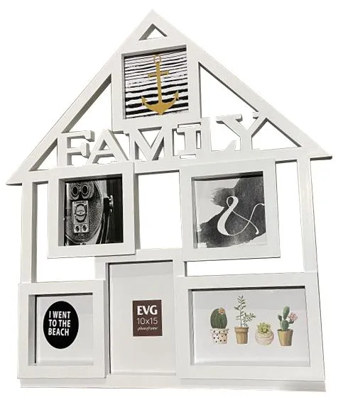 Мультирамка EVG INNO ZB-6-4550 FAMILY HOUSE COLLAGE 6
