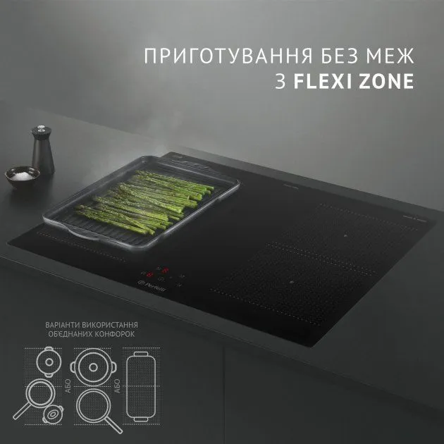 Варильна поверхня індукційна Perfelli HI 674 BL