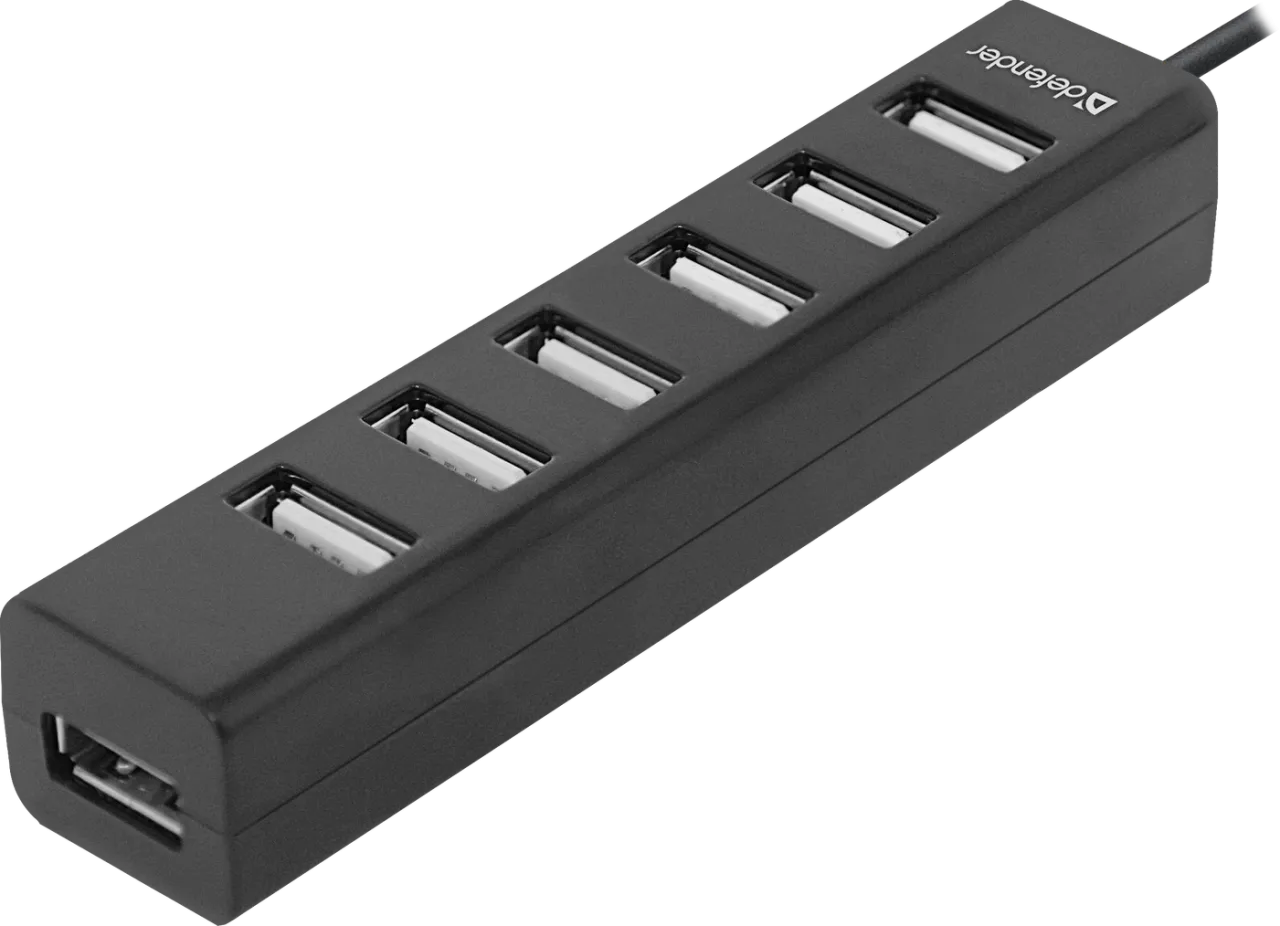 USB-хаб Defender Quadro Swift 7xUSB 2.0 (83203)
