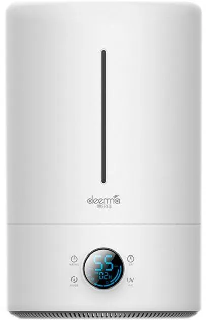 Зволожувач повітря Deerma Humidifier 5 л (Touch) with UV Lamp Sterilization White (Міжнародна версія) (DEM-F628S)