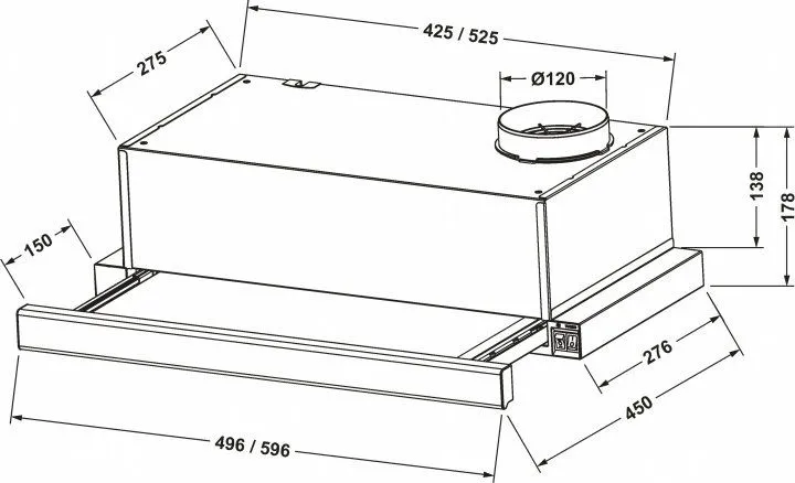 Витяжка ELEYUS BREEZE 470 50 BR