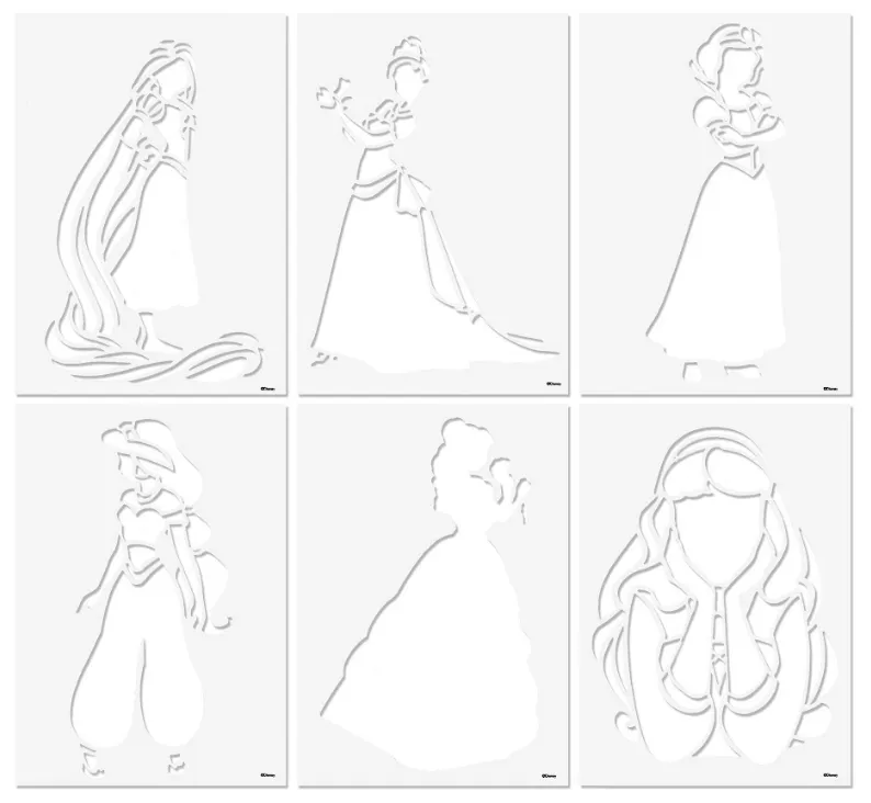 Набір Disney Princess Спрей-ручки з трафаретами Делюкс (DP22368)