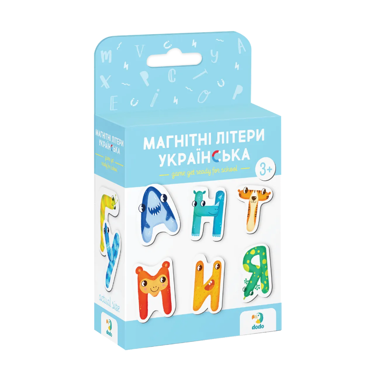 Магнітна гра Dodo Магнітні літери, Українська (200211)